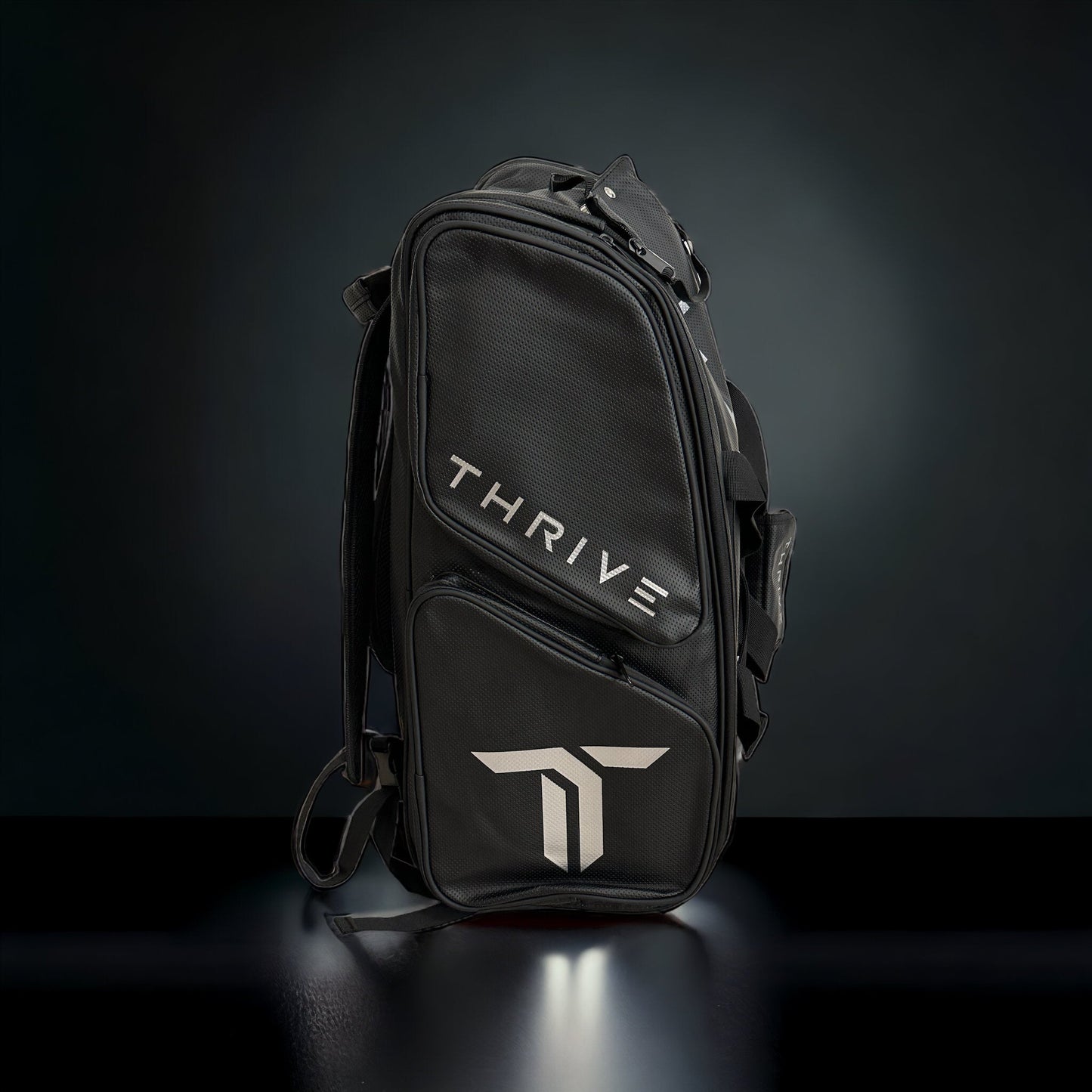 Thrive Elite Pro Tour Pickleball Bag with Shoe Compartment - Sleek Black - Korvel