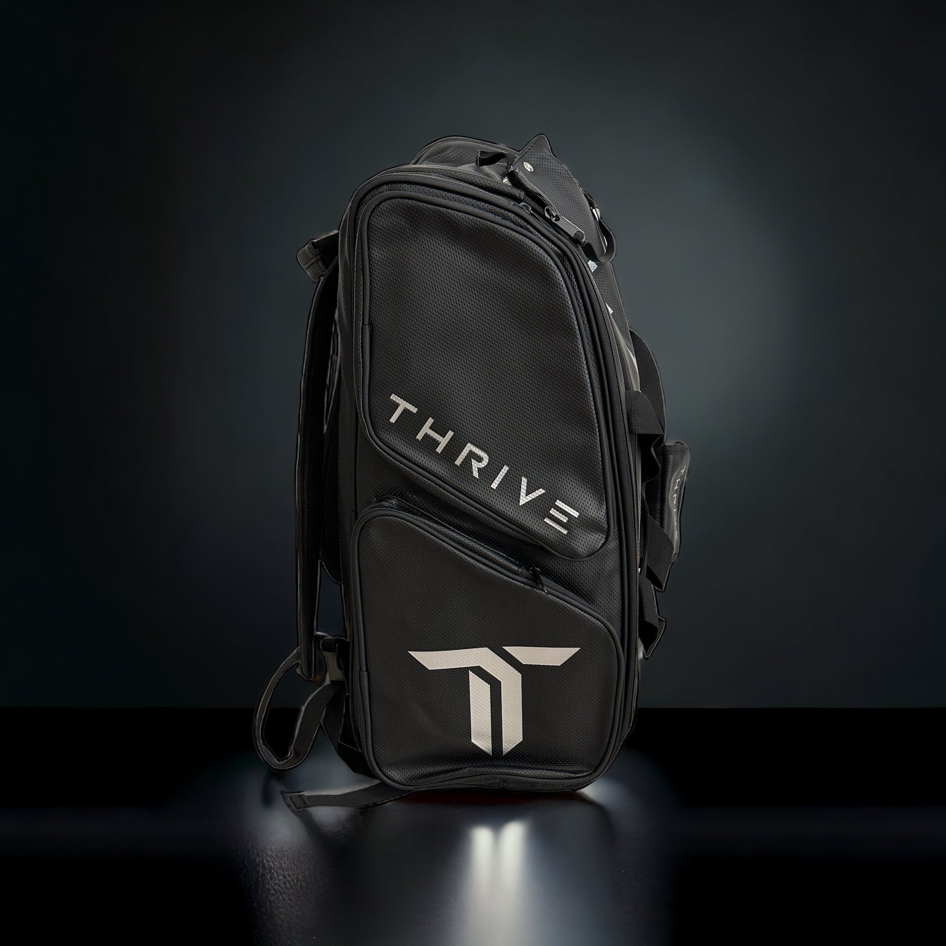 Thrive Elite Pro Tour Pickleball Bag with Shoe Compartment - Sleek Black - Korvel