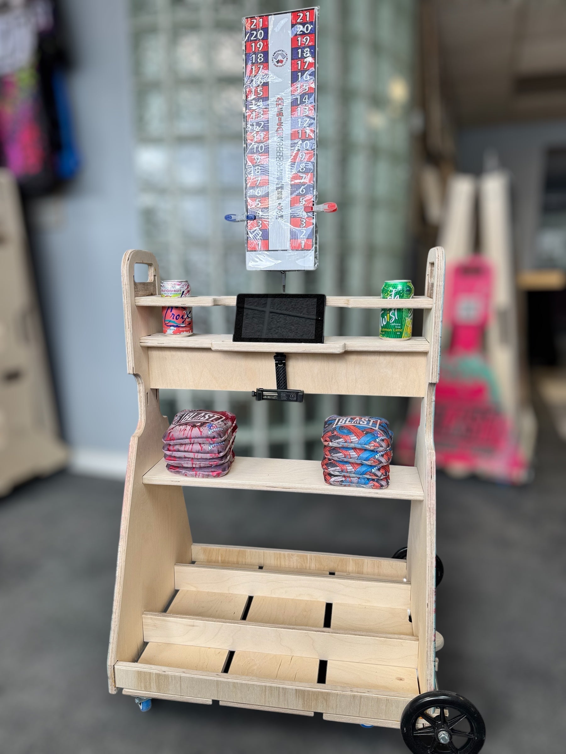 Ultimate Blast Caddy: All-in-One Storage & Play Cart - Korvel