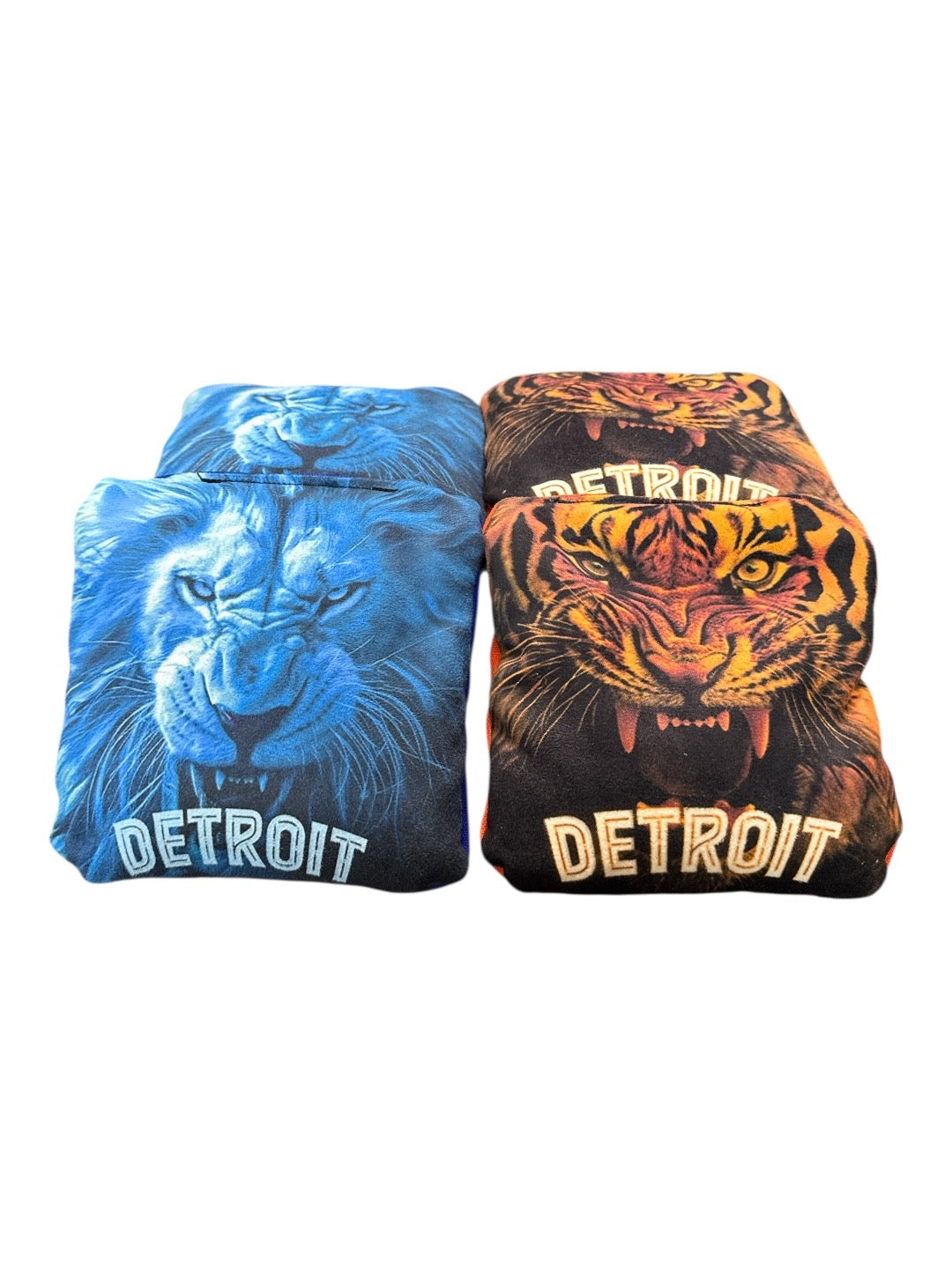 Detroit Sports Cornhole Boards - Lions & Tigers Edition - Korvel