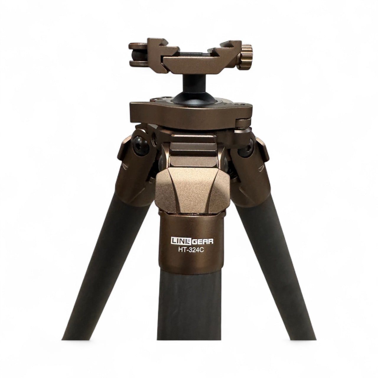 Linkogear Carbon Fiber Tripod – Picatinny/Arca, 64" Max, 66lb Capacity - Brown - Korvel