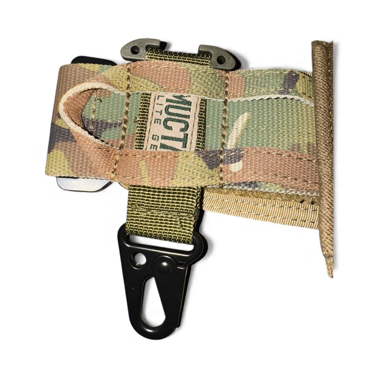 Clip para llavero MUCTAC MOLLE para rigs MOLLE y cinturones de servicio