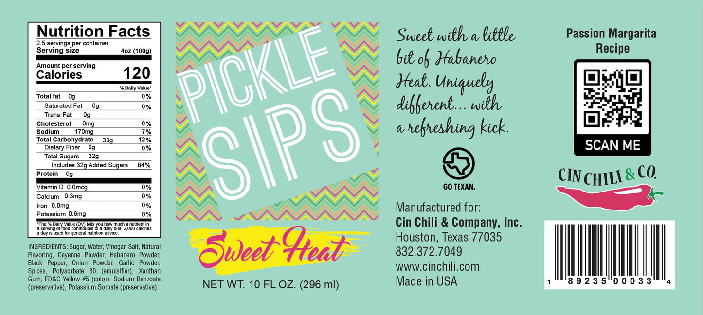 PICKLE SIPS™ - SWEET HEAT