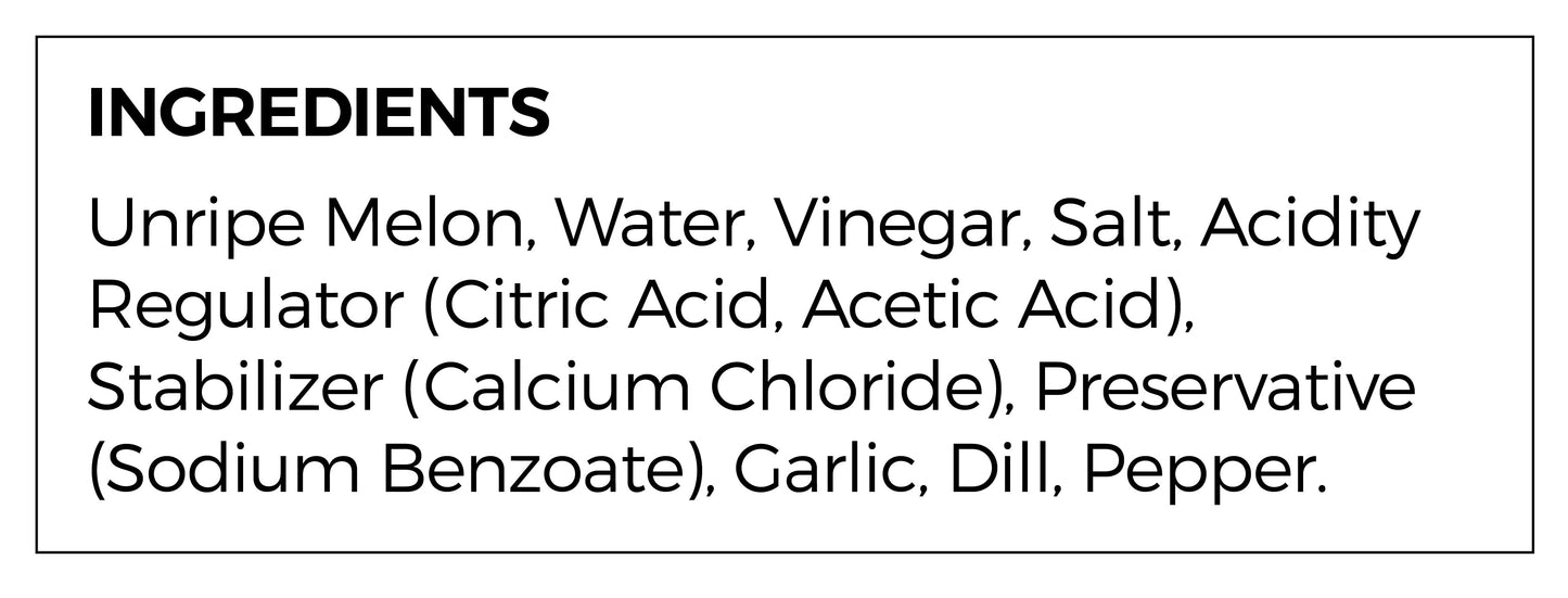 Yakamoz Melon Pickle 680 g (23.99 oz) – Sweet & Tangy Mediterranean Pickle - Korvel