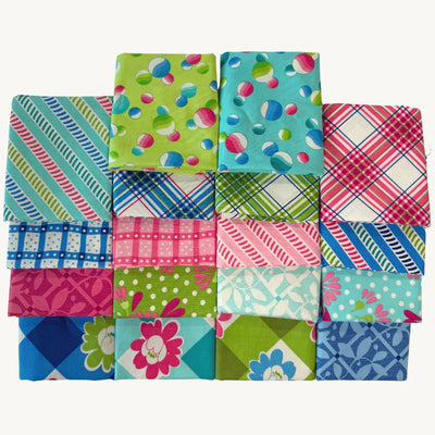 Ensemble de Fat Quarters Picnic Pop - Ensemble de 18