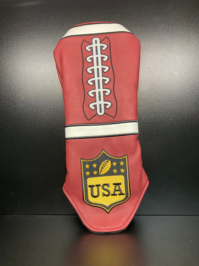 Funda auténtica de piel de cerdo para palos de golf y fútbol