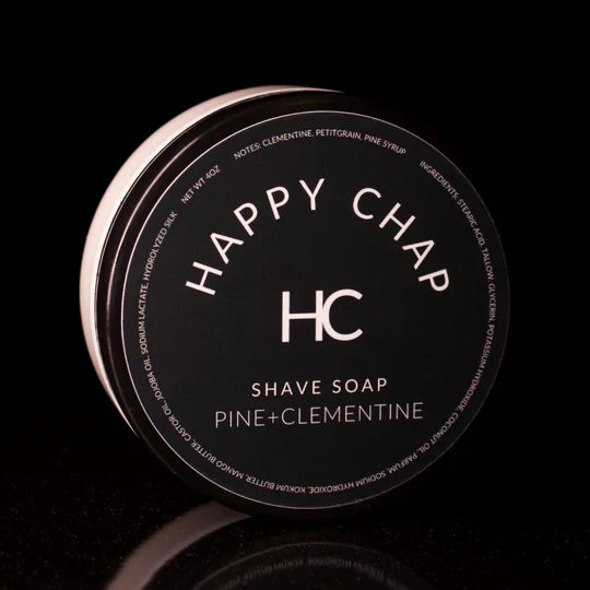 Colección de Afeitado Happy Chap Pino + Clementina