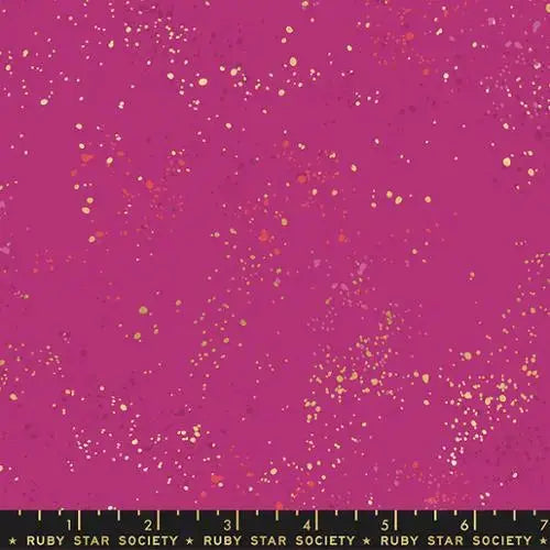 Tissu Large en Coton Métallique à Pois Rose Baie