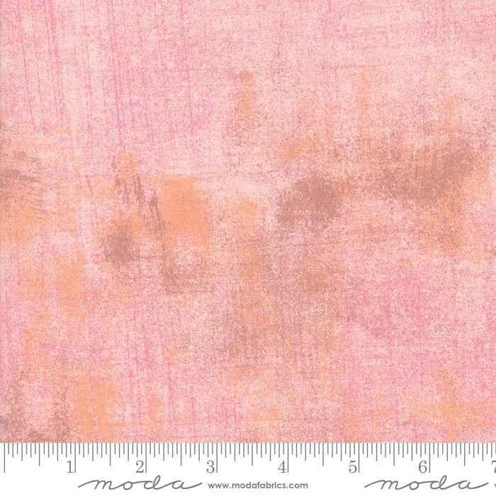 Pink Grunge Basics Sweetie Fabric - 44"/45" Per Yard