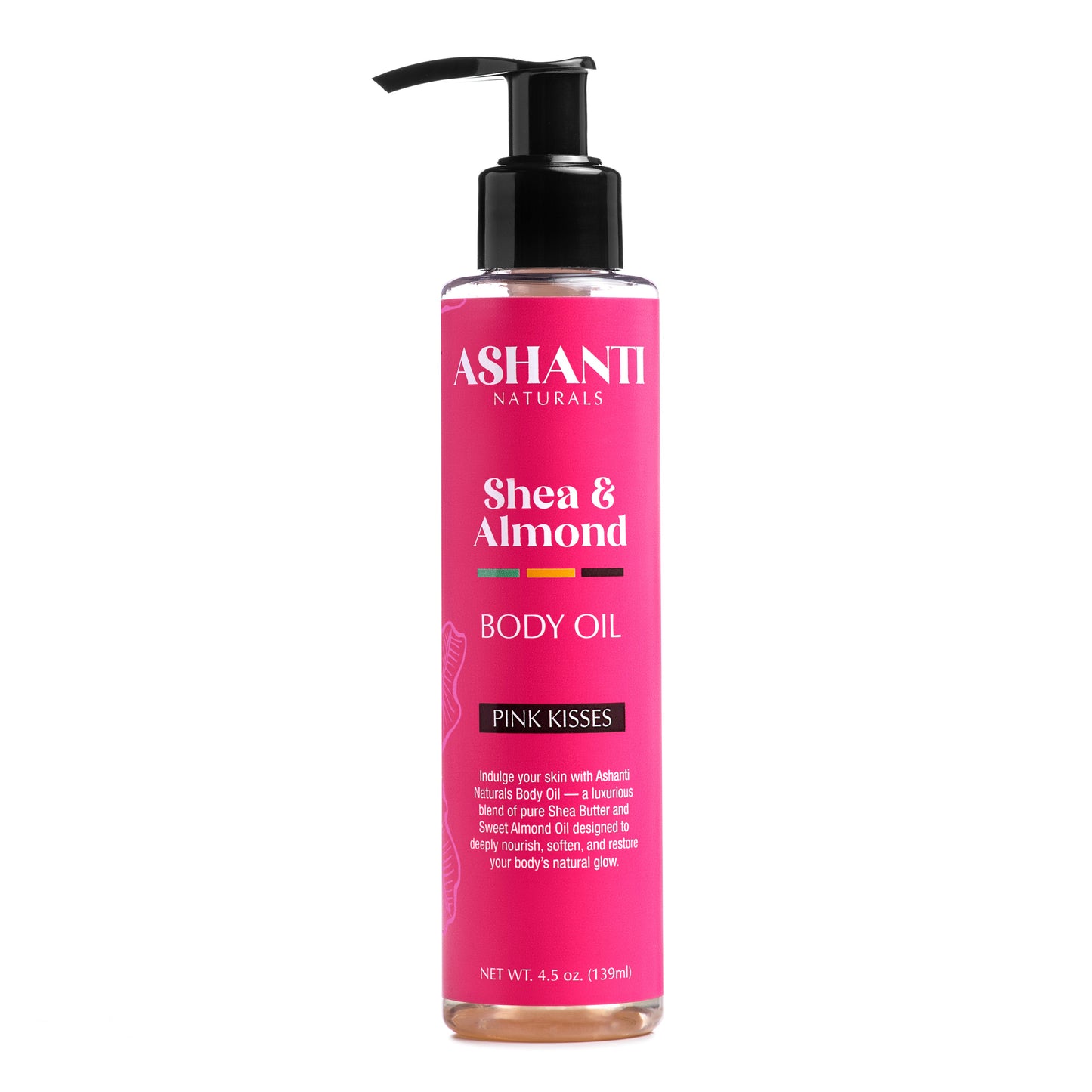 ASHANTI NATURALS Shea & Almond Body Oil - Pink Kisses - Korvel