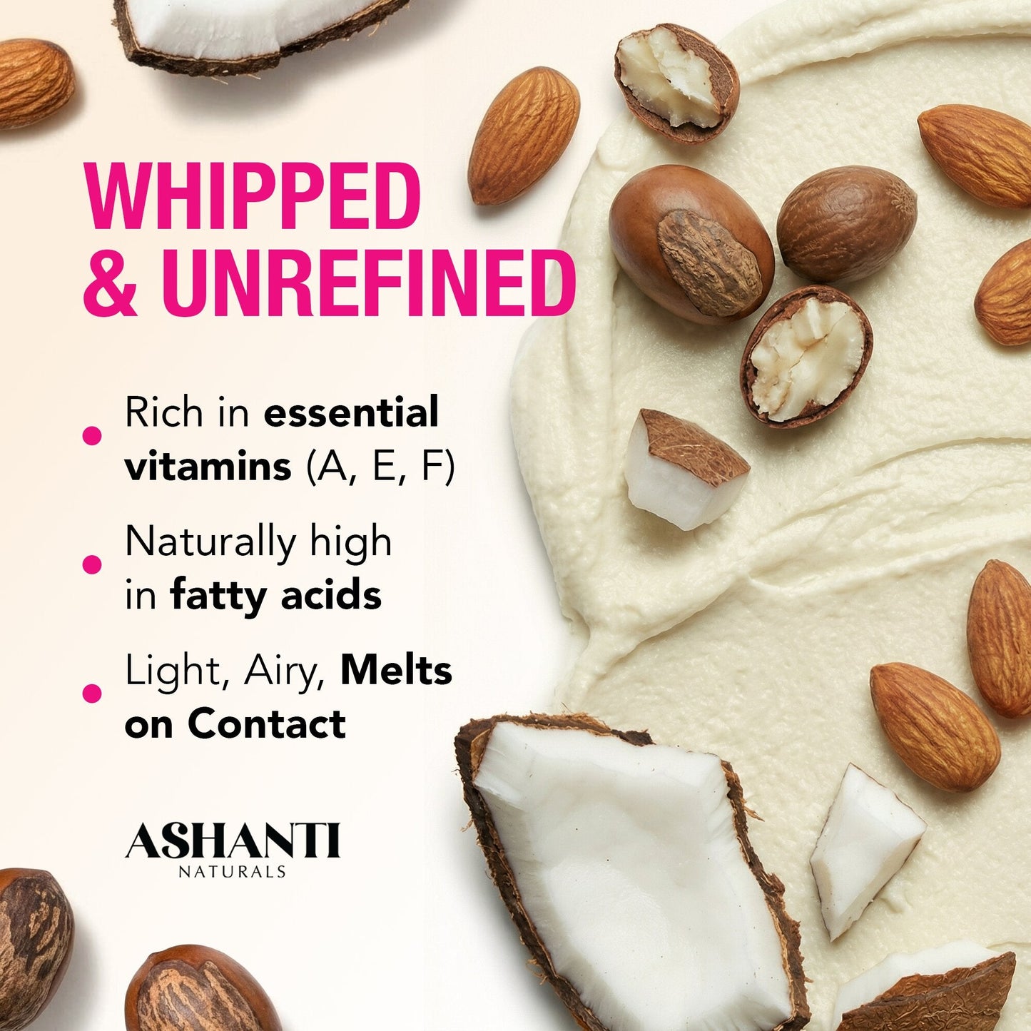ASHANTI NATURALS Shea Souffle Pink Kisses