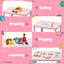 3-Piece Toddler Multi-Activity Play Dining Study Set - Pink