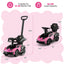 Coche de empuje Lamborghini con licencia 3 en 1 - Rosa