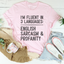 Camiseta Soy Fluido en 3 Idiomas