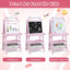 Tableau d'art de rangement double face 3 en 1 - Rose