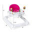 Adjustable Height Removable Folding Portable Baby Walker - Pink