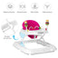 Adjustable Height Removable Folding Portable Baby Walker - Pink