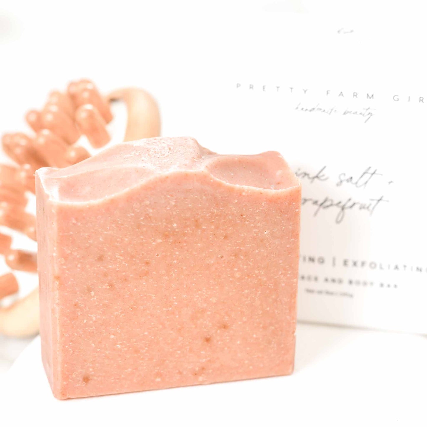 Pink Salt + Grapefruit Cleansing Bar - Handmade Soap