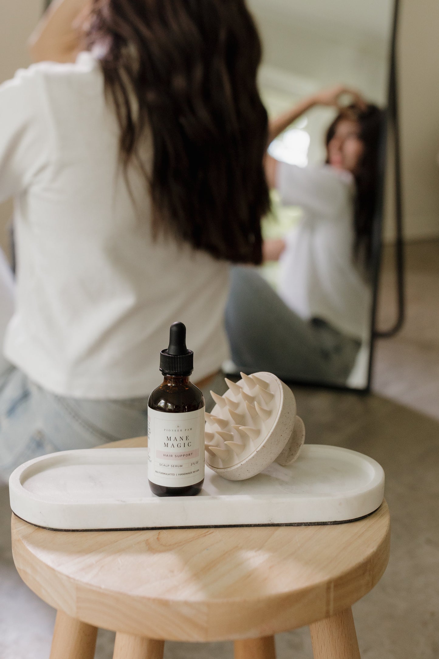 Mane Magic : Huile pour la croissance des cheveux et le cuir chevelu