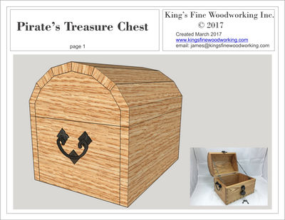 Pirate's Treasure Chest Plans