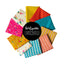 Ensemble de Fat Quarters Pivot - Ensemble de 10 tissus en coton premium
