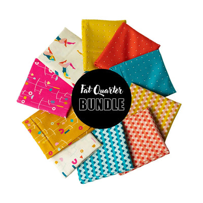Pivot Fat Quarter Bundle - Set of 10 Premium Cotton Fabrics