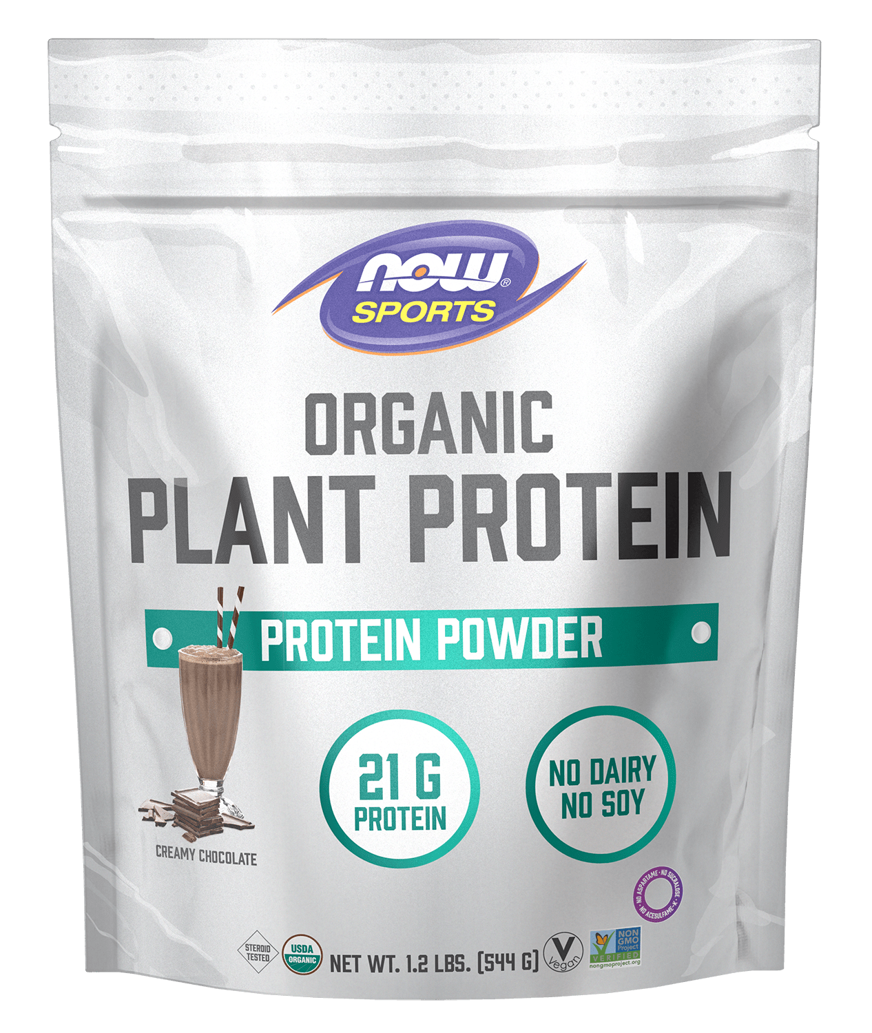 Proteína en Polvo de Plantas Orgánica - 1.2 lb