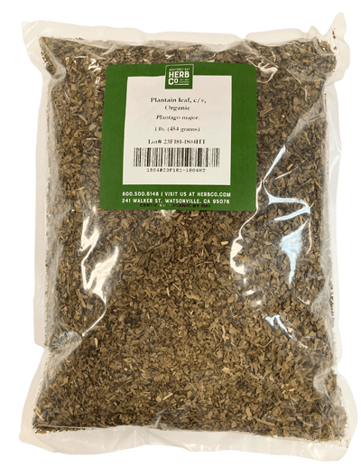 Organic Cut & Sifted Plantain Leaf - Herbal Remedy - Korvel