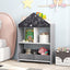 Bibliothèque pour enfants Playhouse avec tableau noir et tableau blanc - Gris