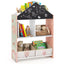 Bibliothèque pour enfants Gbruno Playhouse avec tableau noir - Rose