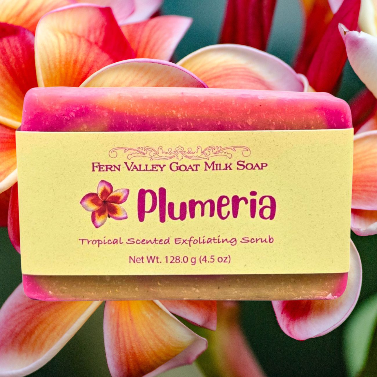 Handmade Goat Milk Soap | Plumeria Tropical Scent