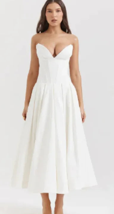 Vestido Elegante Sin Mangas para Mujeres