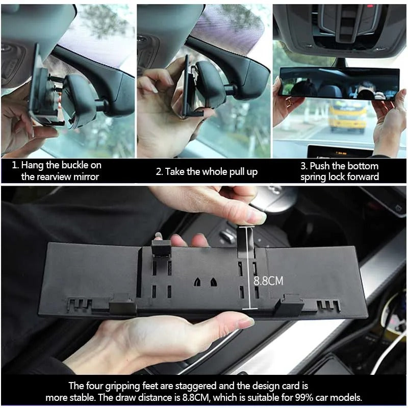 Universal Anti-Glare Wide-Angle Car Rearview Mirror