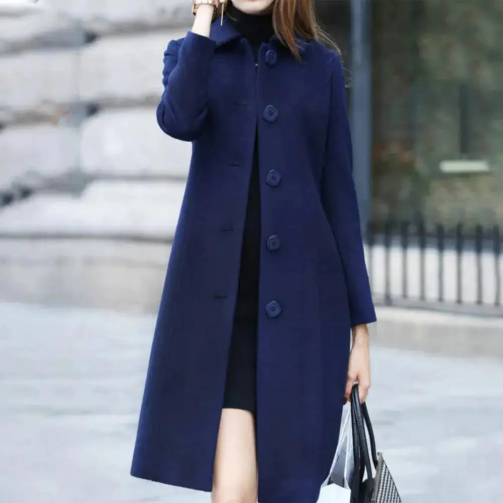 Mid Length Elegant Winter Coat for Men