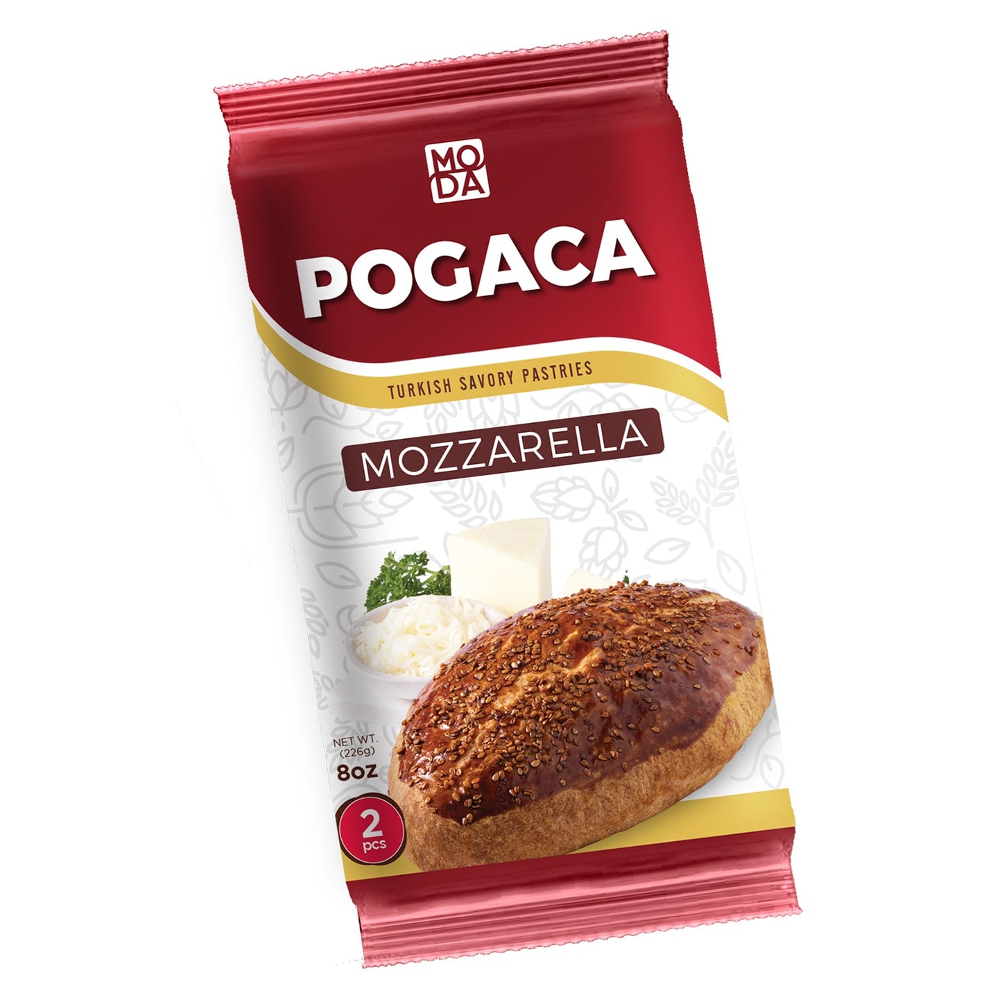 Moda Pogaca con Mozzarella – 2 piezas (4 oz / 112 g cada una)