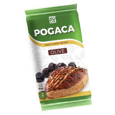 Moda Pogaca con Aceitunas – 2 piezas (4 oz / 112 g cada una)