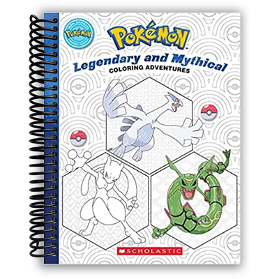 Pok√©mon Coloring Adventures #2: Legendary & Mythical Pok√©mon (Spiral Bound) - Korvel