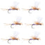Vibrant Purple Haze Parachute Dry Fly - Set of 6 Size 18 - Korvel