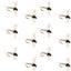 Moscas Z-Lon Wing Trico Spinner - Tamaño 22 (Paquete de 12)
