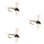 Pack de 3 mouches Z-Lon Wing Trico Spinner Kapok Body Taille 24