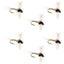 Mouches à spinner Z-Lon Wing Trico - Taille 24 (Paquet de 6)