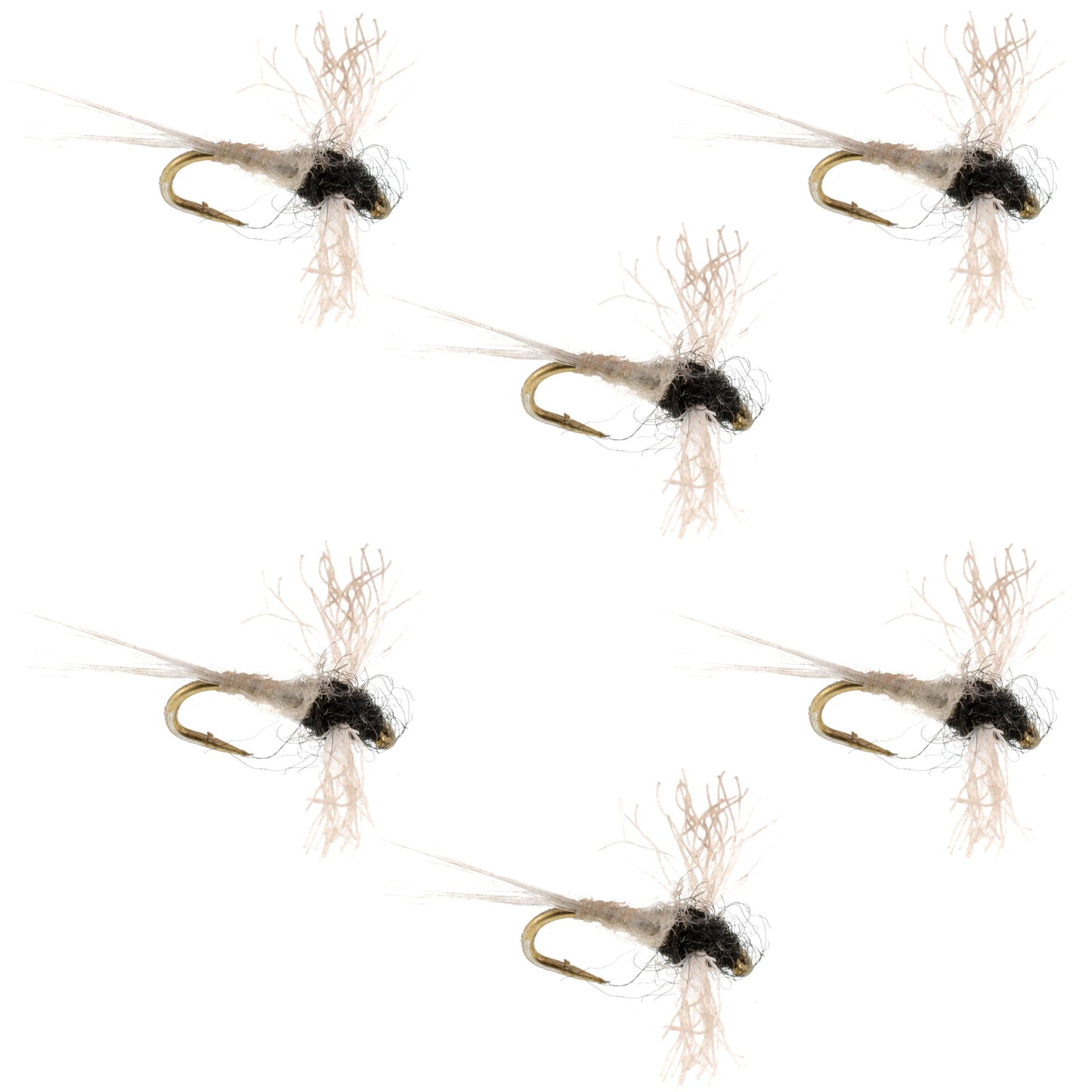 Mouches à Spinner Trico Z-Lon - Taille 20 (Paquet de 6)