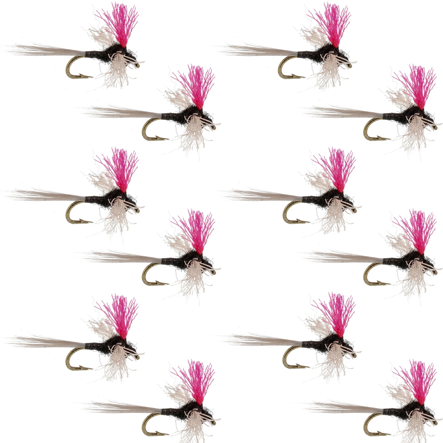 Trico Spinner High Visibility Pink Post - Size 20 (12 Flies)