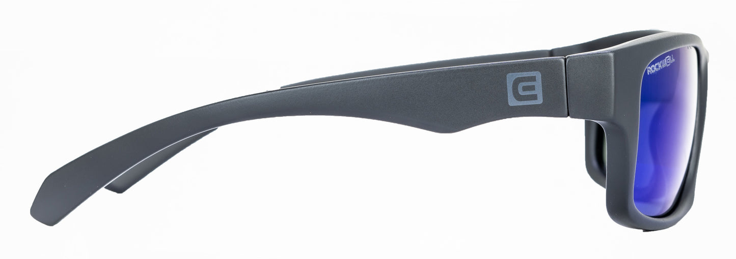POMPEI FLOATABLE SUNGLASSES (MATTE BLACK/BLUE POLARIZED) - Korvel