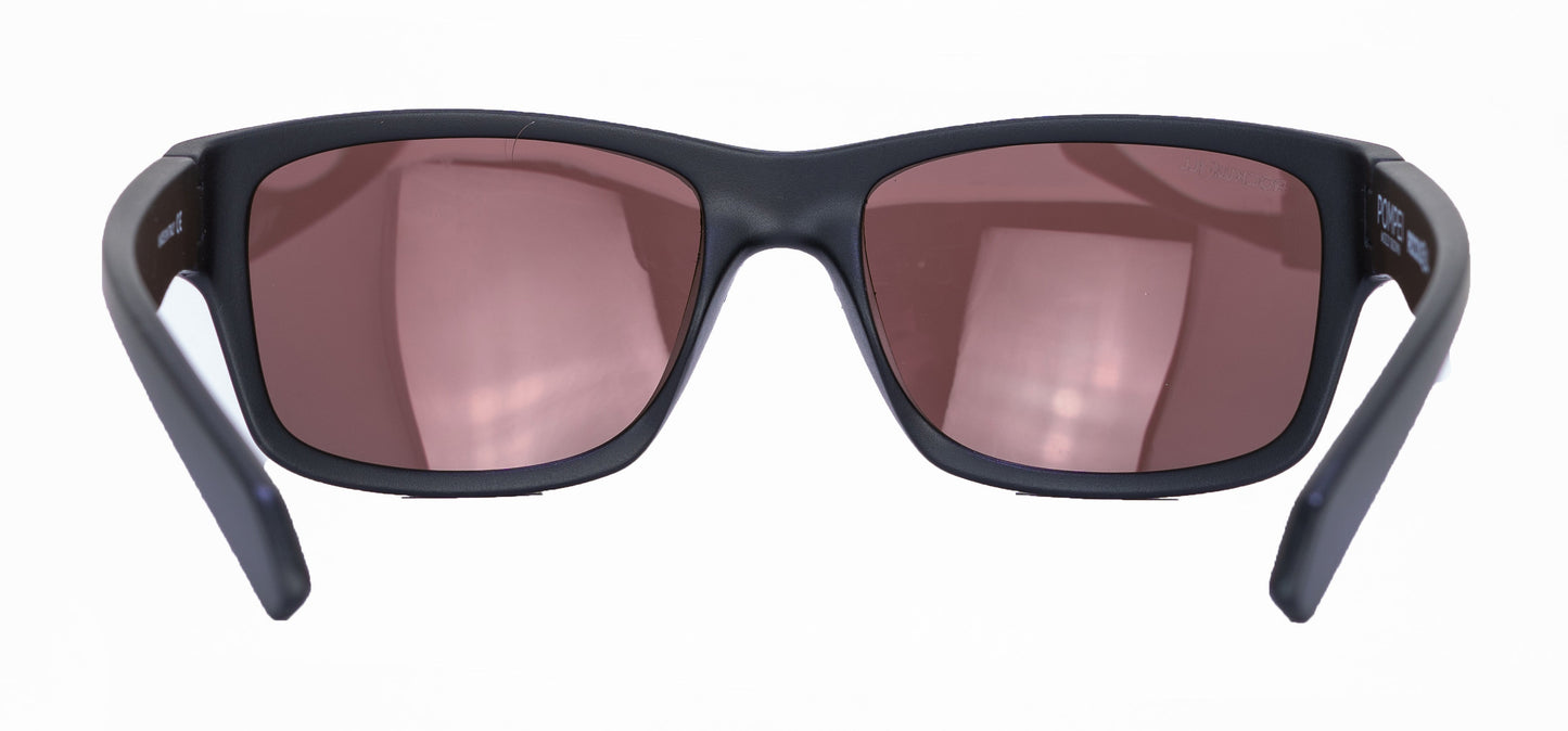 POMPEI FLOATABLE SUNGLASSES (MATTE BLACK/PURPLE POLARIZED) - Korvel