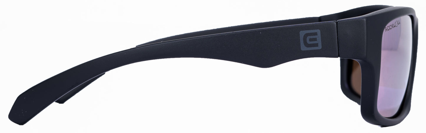 POMPEI FLOATABLE SUNGLASSES (MATTE BLACK/PURPLE POLARIZED) - Korvel