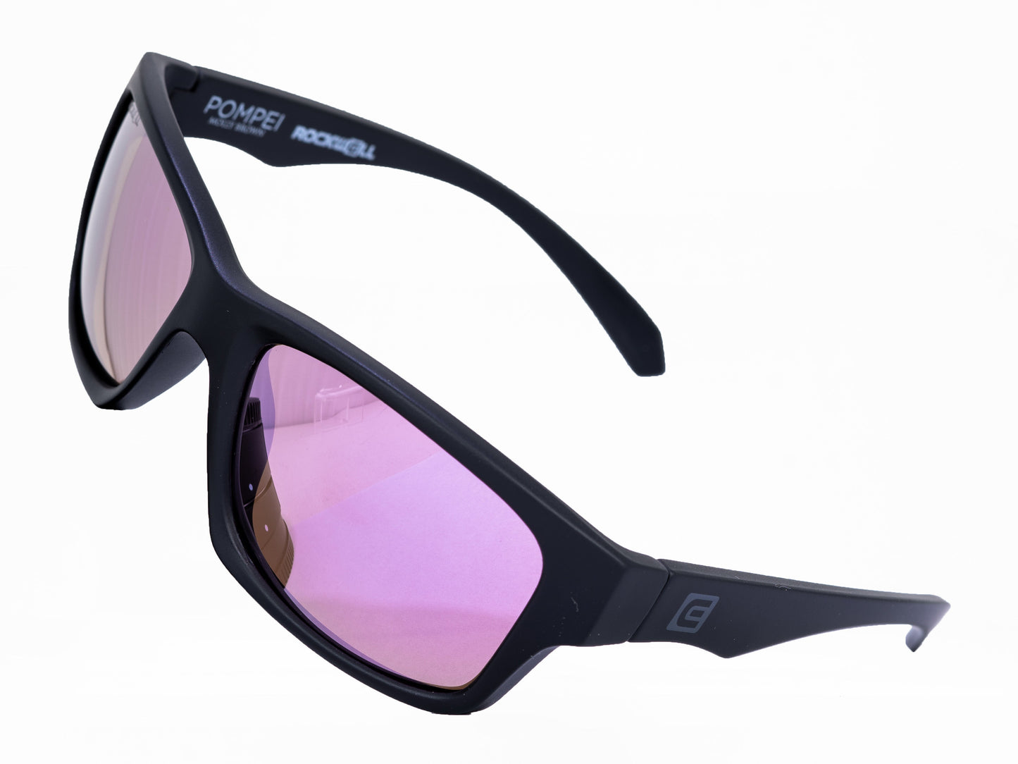 POMPEI FLOATABLE SUNGLASSES (MATTE BLACK/PURPLE POLARIZED) - Korvel
