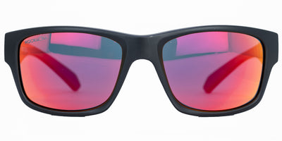 POMPEI FLOATABLE SUNGLASSES (MATTE BLACK/RED POLARIZED) - Korvel