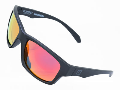 POMPEI FLOATABLE SUNGLASSES (MATTE BLACK/RED POLARIZED) - Korvel
