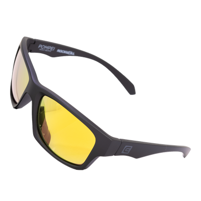 Lunettes de soleil flottantes POMPEI - Noir mat/or polarisées Hydro